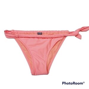 Aerie Swim Cheeky Peach Tie Side Bikini Bottoms NWOT Medium